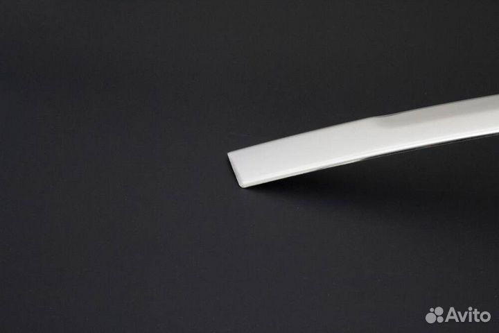 Молдинги на задний бампер Volkswagen Tiguan 16-20