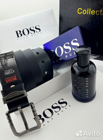 Духи + ремень Hugo Boss