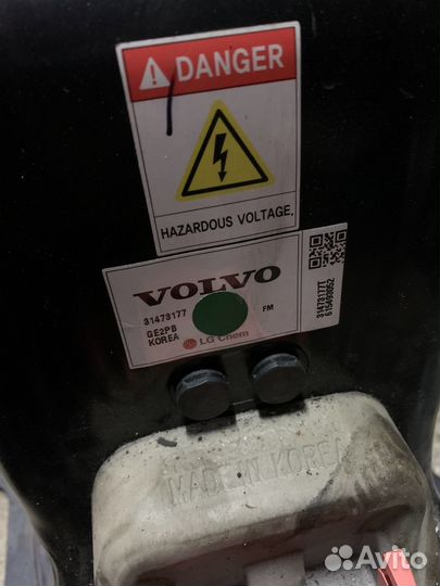 Аккумуляторная батарея volvo XC90 T8 гибрид 2016+