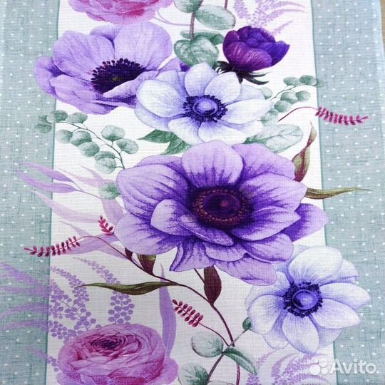 Ткань вафельное полотно 