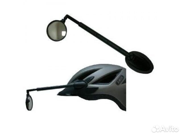 Зеркало велосипедное с креплением на шлем