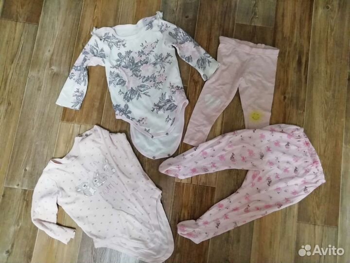 Пакет вещей на девочку до года