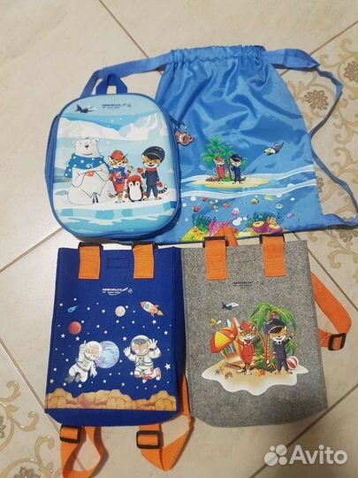 Детский рюкзачок новый аэрофлрт