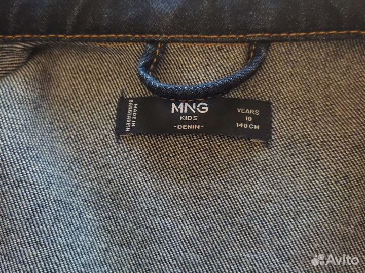Джинсовые куртки mango 140 см и 152 см