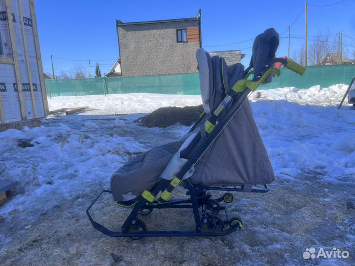 Детские санки коляска