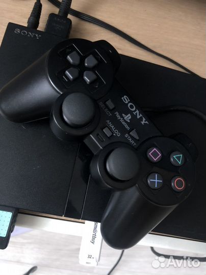 Sony playstation 2 прошита, с флешкой в комплекте