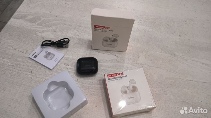 Беспроводные наушники lenovo