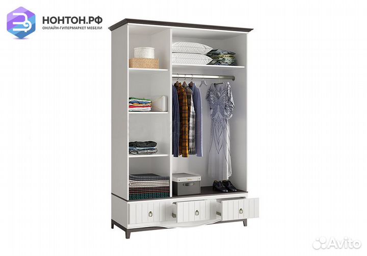 Шкаф 3-х створчатый Вояж