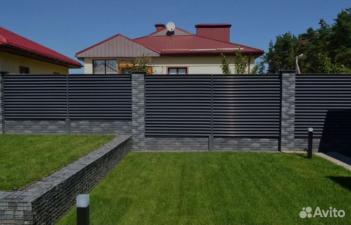 Забор металлический замер бесплатно качественно