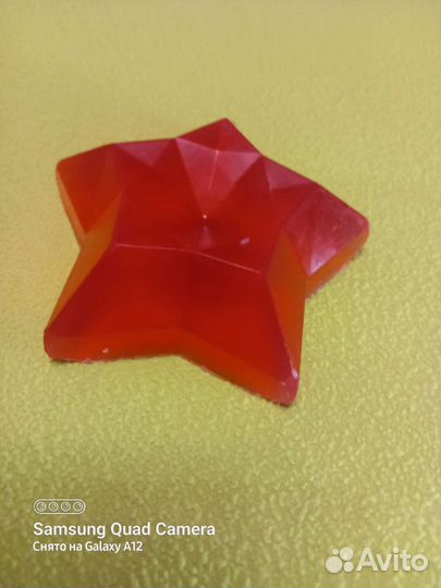 Мыло ручной работы в виде звезды