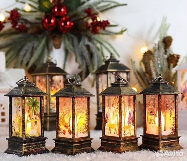 Фонарики новогодние, новогодний фонарь
