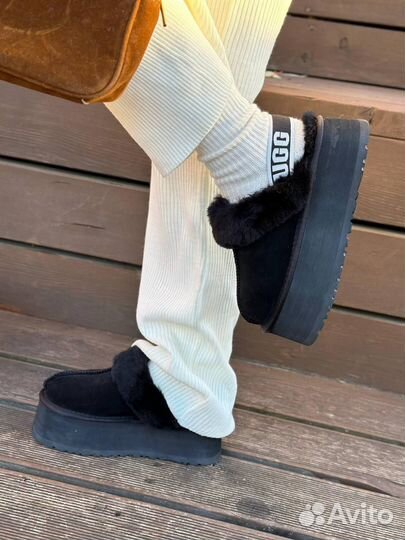 Ugg мини чёрные