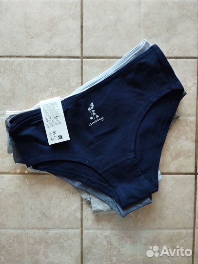 Трусы женские hm XS хипстеры хлопок