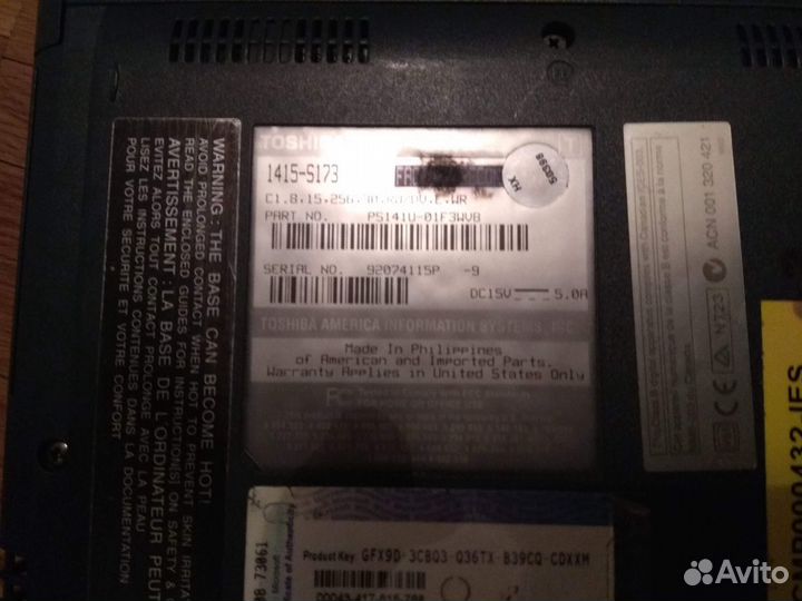 Тошиба Toshiba 1415-S173