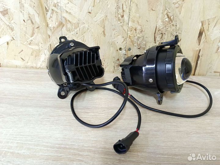 Туманки Газель бизнес линзовая 2шт