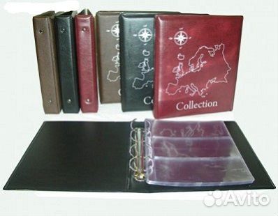 Альбомы (папки для листов) для монет и банкнот