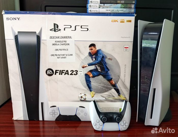 Sony playstation 5 с дисководом ps5