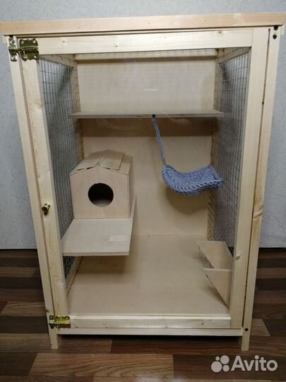 Клетка витрина для шиншиллы / дегу / белки