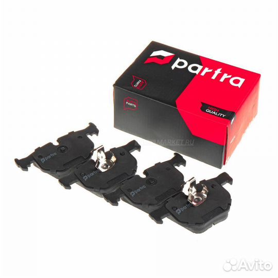 Partra BP6077 Колодки тормозные дисковые перед прав/лев