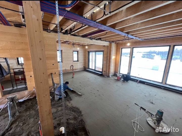 Полусухая стяжка пола