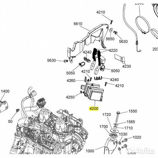 512061168 катушка зажигания brp