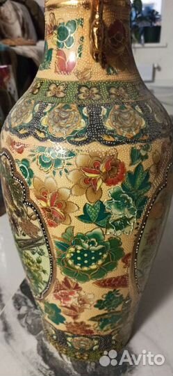 Китайская напольная ваза старинная
