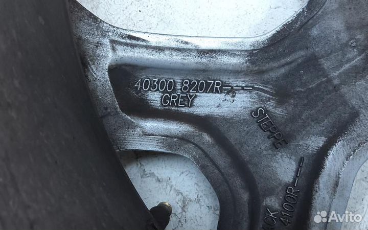 Диск колеса литой Renault Kaptur R17 серый