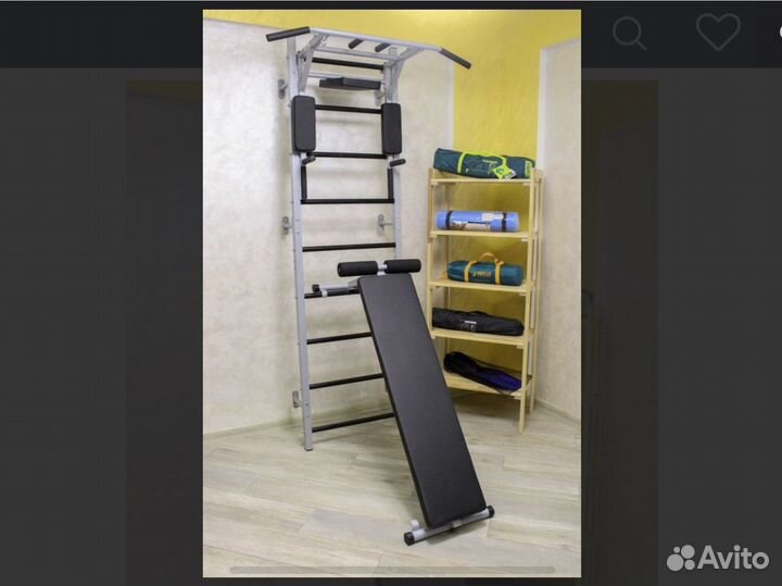 Шведская стенка с турником и брусьями, шведская ст