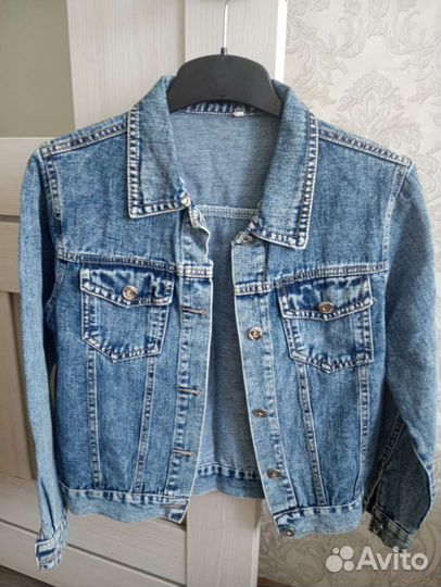 Джинсовая куртка для девочки 152