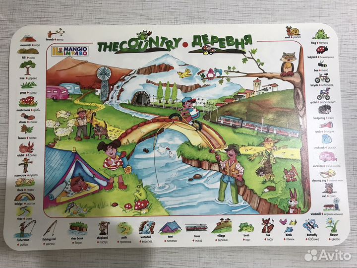 Игровой коврик для мыши обучающие салфетки на стол