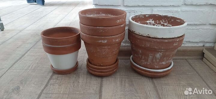 Горшок керамический 9шт