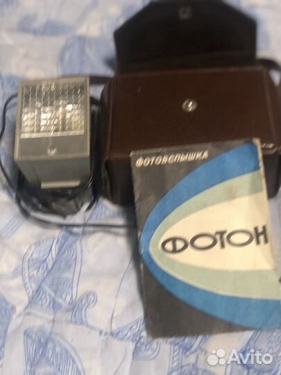 Плёночный фотоаппарат Зенит+вспышка
