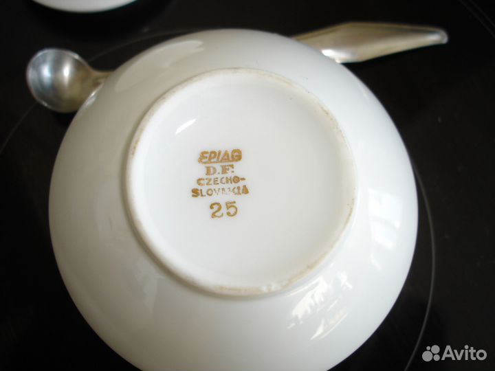Соусница Чехословакия, фарфоровый сервиз СССР