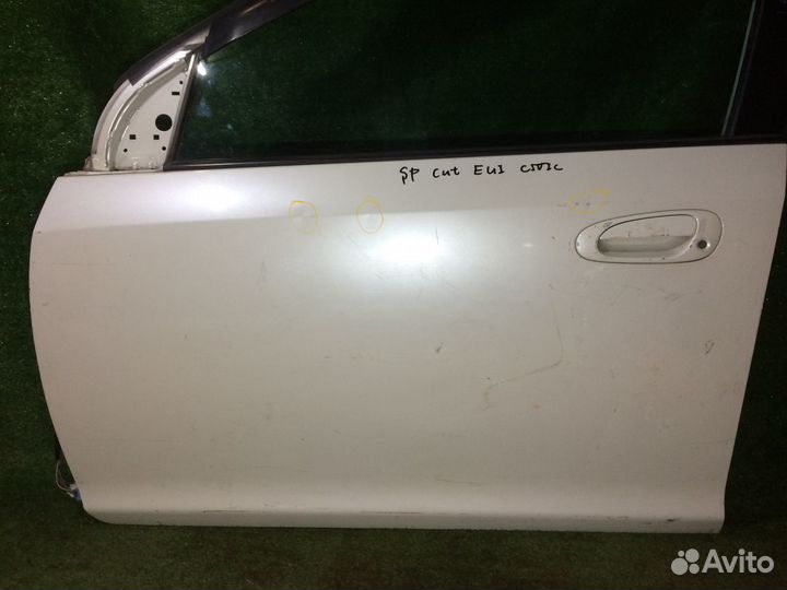 Дверь передняя левая Honda Civic EU1 EU3 Перламутр