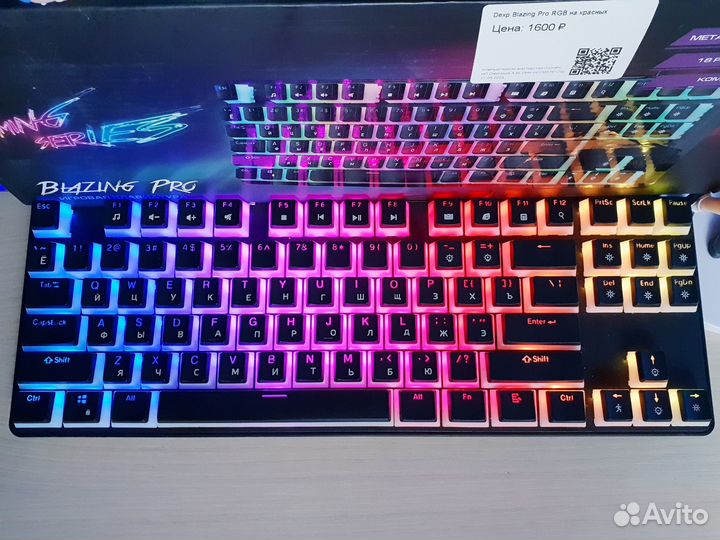 Меxаническая клaвиатура Dexp Blazing Pro RGB