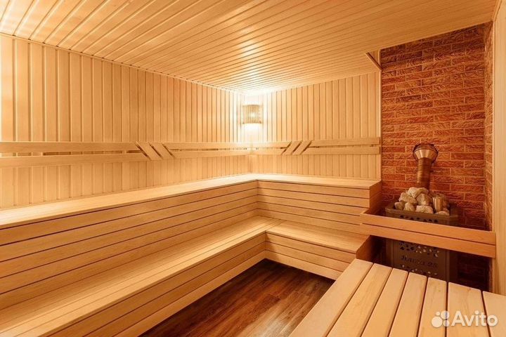 Баня сауна с бассейном