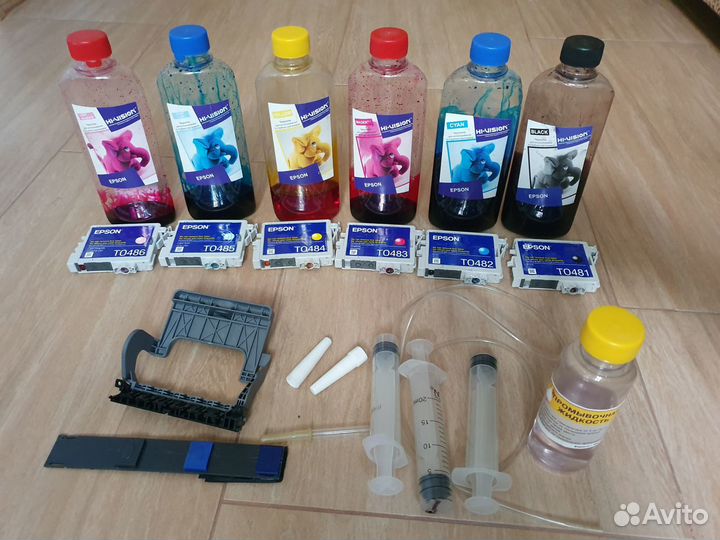 Картриджи,чернила и аксессуары для принтера Epson