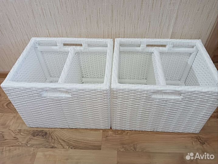 Плетёная корзина для хранения