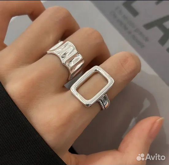 Кольца комплект с изменяемым размером