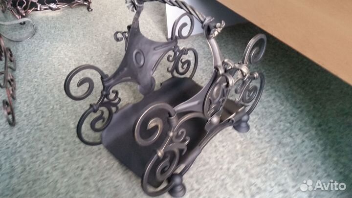 Дровница кованая