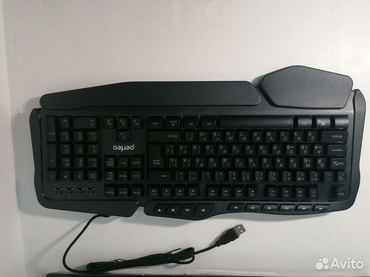 Клавиатура мультимедиа игровая perfeo strike multi