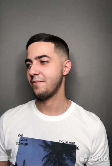 Мужская стрижка у барбера