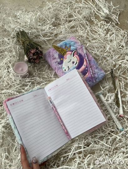 Пушистый блокнот 