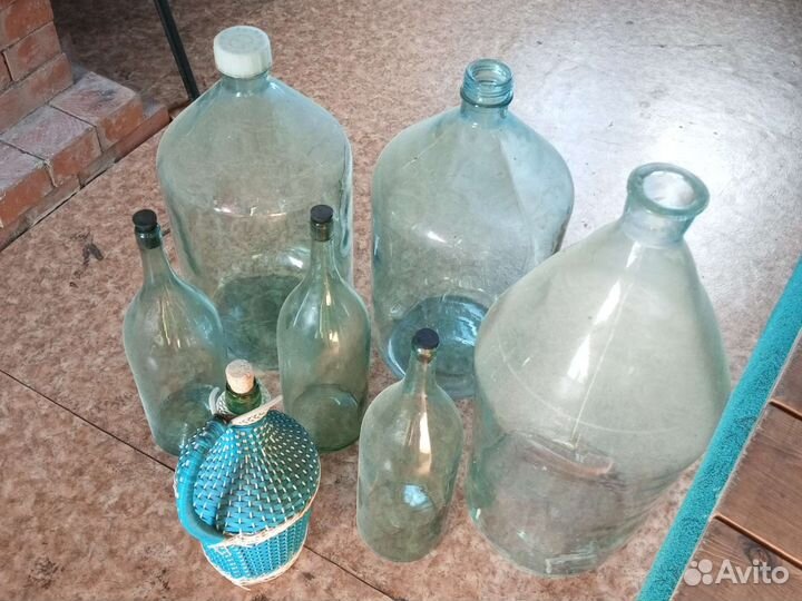 Бутылки стеклянные Царской России