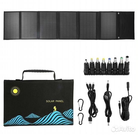 Солнечная панель 100w складная туристическая 6секц