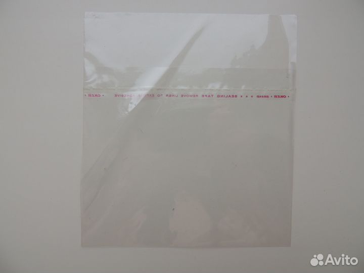 Пакеты для запечатывания дисков в боксах CD и DVD