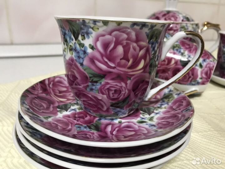 Сервиз фарфоровый чайный, гдр