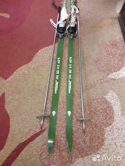 Лыжи беговые с ботинками 185/195 см