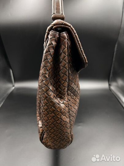 Мужской кожаный портфель bottega veneta