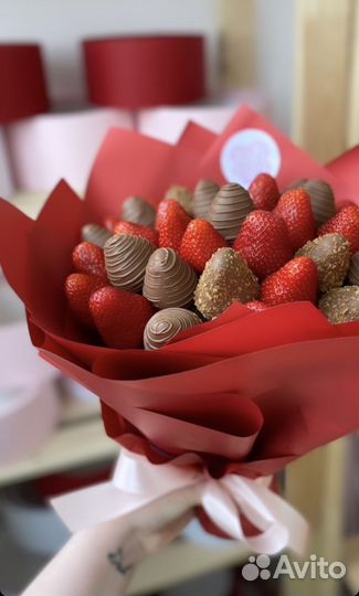 Букет клубника в шоколаде